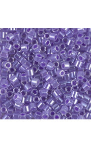 Miyuki delica beads 8/0 - Lined crystal purple DBL-249